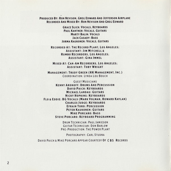 Jefferson Airplane : Jefferson Airplane (CD, Album)