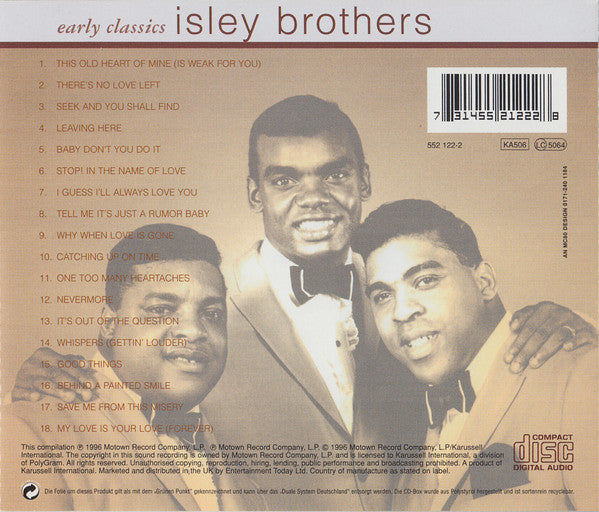 The Isley Brothers : Early Classics (CD, Comp)