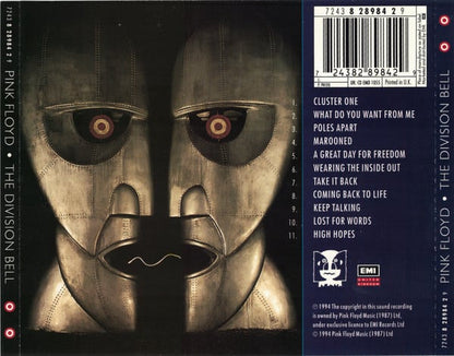 Pink Floyd : The Division Bell (CD, Album, Bra)