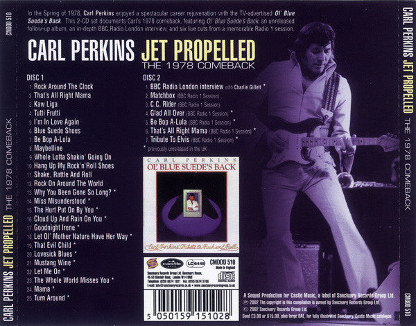 Carl Perkins : Jet Propelled - The 1978 Comeback (2xCD, Album)