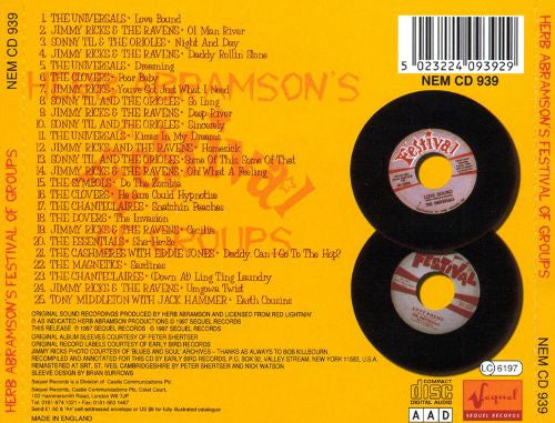 Various : Herb Abramson's Festival Of Groups (CD, Comp)