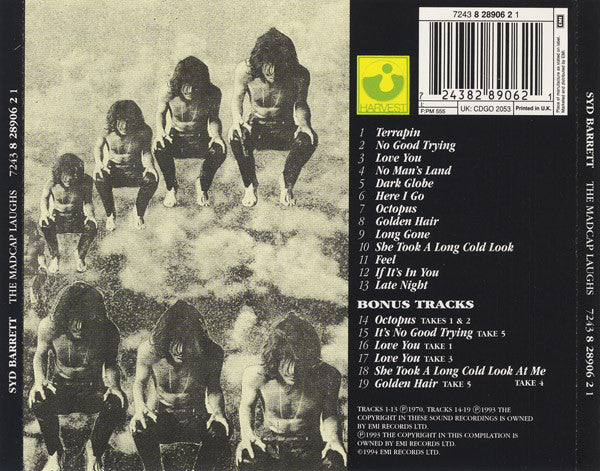 Syd Barrett : The Madcap Laughs (CD, Album, RE, EMI)