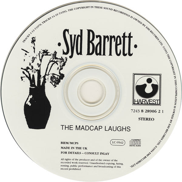 Syd Barrett : The Madcap Laughs (CD, Album, RE, EMI)
