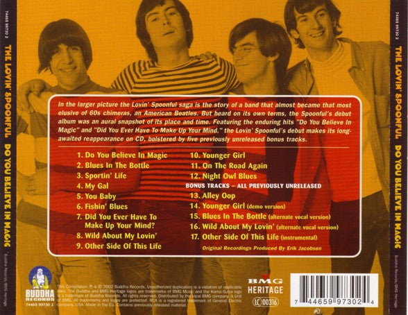 The Lovin' Spoonful : Do You Believe In Magic (CD, Album, RE, RM)