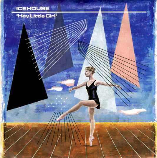 Icehouse : Hey Little Girl (7", Single, Blu)