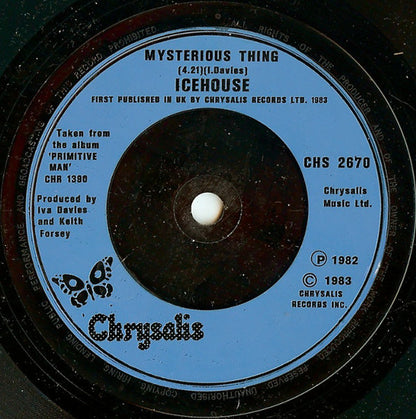 Icehouse : Hey Little Girl (7", Single, Blu)