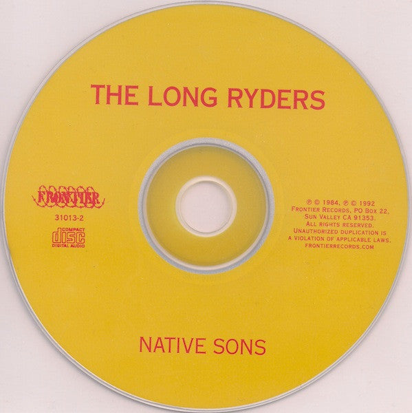 The Long Ryders : Native Sons (CD, Album)