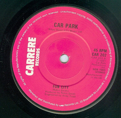 Car Park : Let's Do What You Do So Well (7")