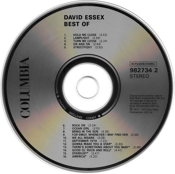 David Essex : Best Of (CD, Comp)