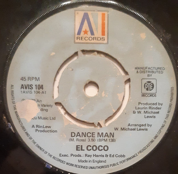 El Coco : Dance Man (7", Single)