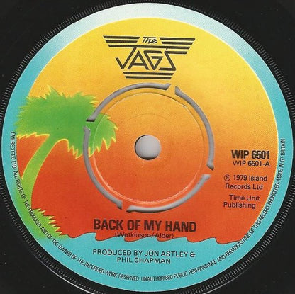 The Jags : Back Of My Hand (7", Single)