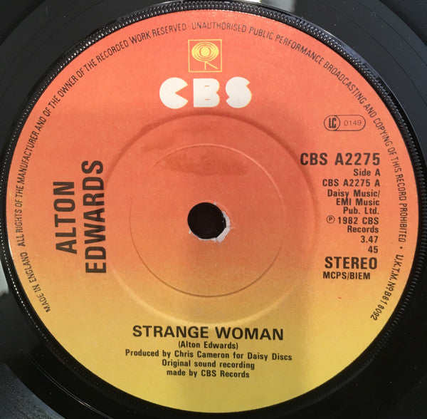 Alton Edwards : Strange Woman (7", Single)