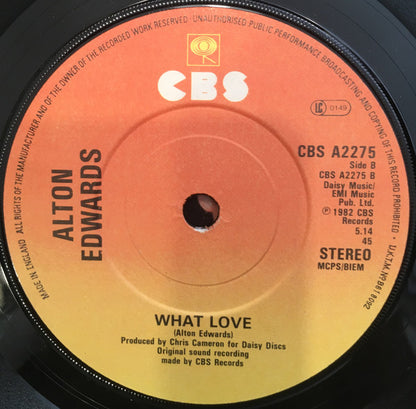 Alton Edwards : Strange Woman (7", Single)