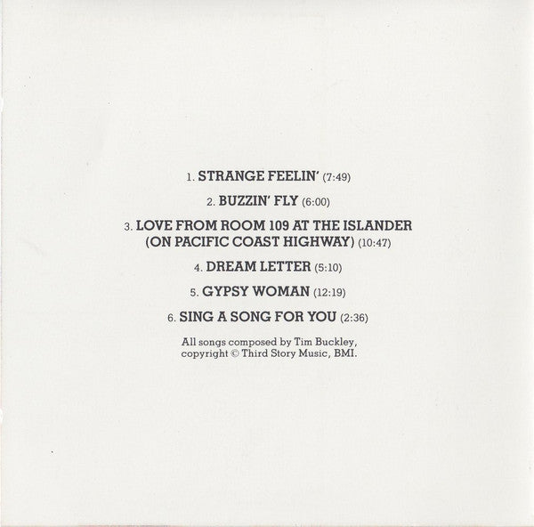 Tim Buckley : Happy Sad (CD, Album, RE)