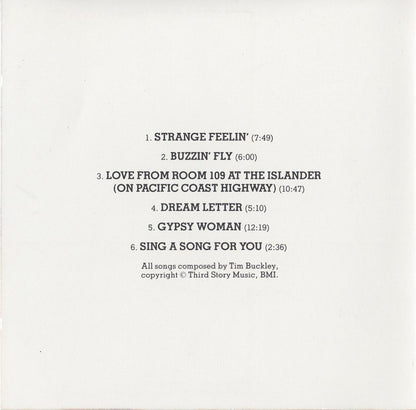 Tim Buckley : Happy Sad (CD, Album, RE)