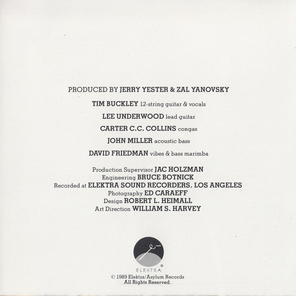 Tim Buckley : Happy Sad (CD, Album, RE)