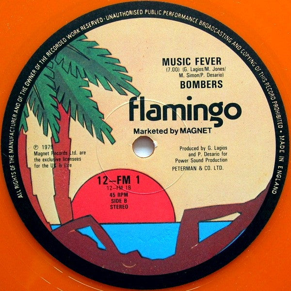 Bombers : (Everybody) Get Dancin' / Music Fever (12", Single, Ltd, Ora)