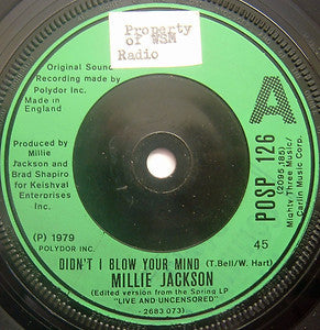 Millie Jackson : Didn't I Blow Your Mind (7")