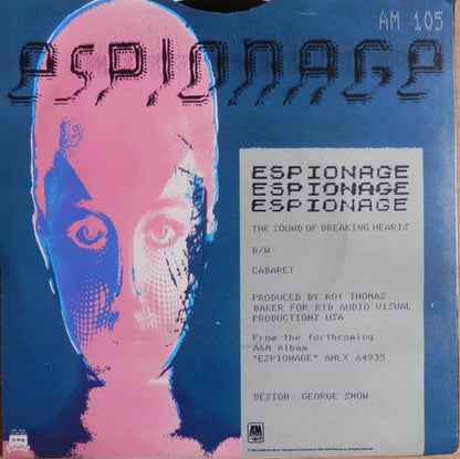Espionage (4) : The Sound Of Breaking Hearts (7", Promo)