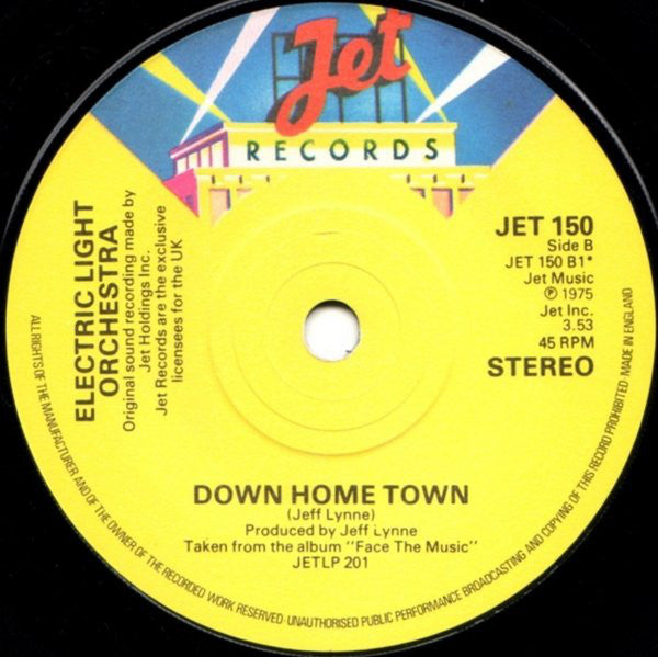 Electric Light Orchestra : The Diary Of Horace Wimp (7", Single)