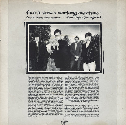 XTC : Senses Working Overtime (7", EP, Single)