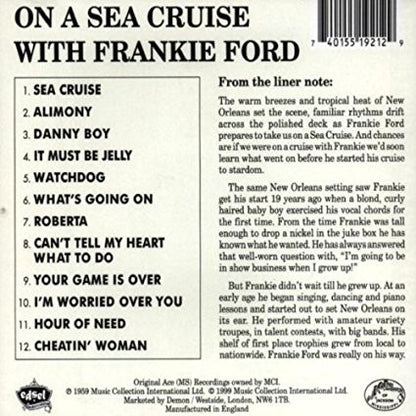 Frankie Ford : Let's Take A Sea Cruise (CD, Album, RE)