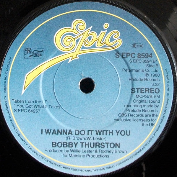 Bobby Thurston : You Got What It Takes (7", Single)