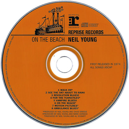 Neil Young : On The Beach (HDCD, Album, RE)