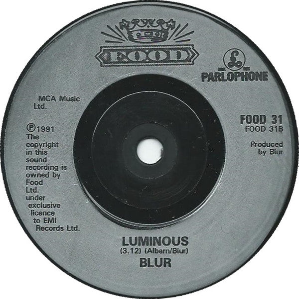 Blur : Bang (7", Single)