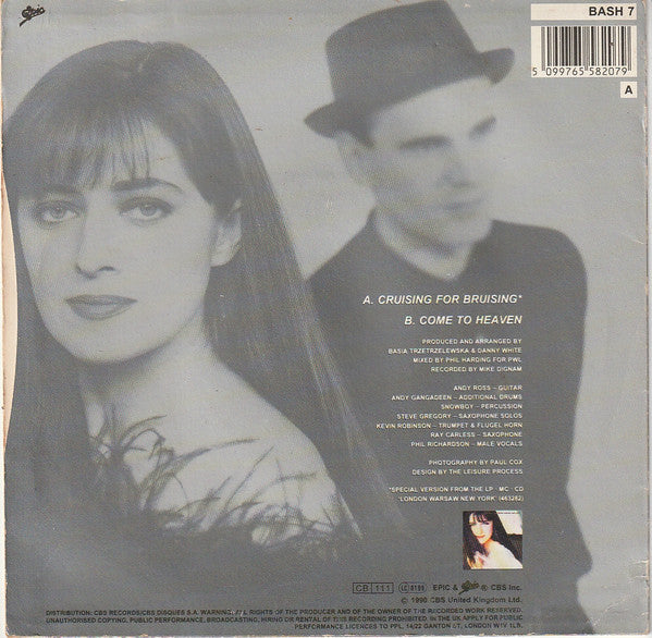 Basia : Cruising For Bruising (7", Single)