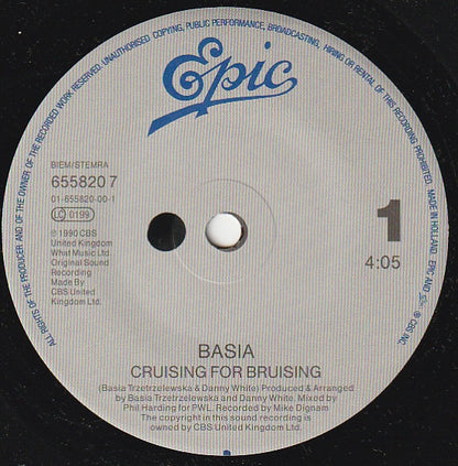 Basia : Cruising For Bruising (7", Single)