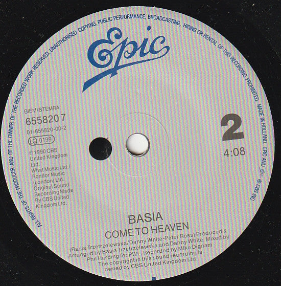 Basia : Cruising For Bruising (7", Single)