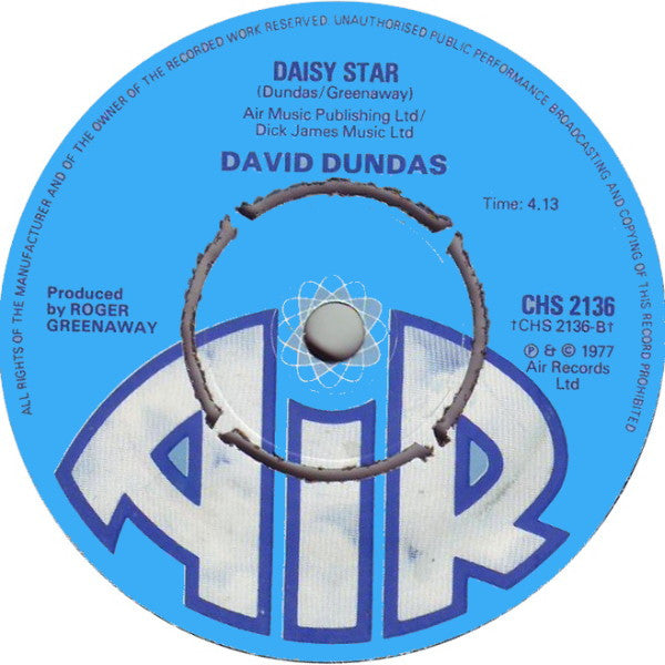 David Dundas : Another Funny Honeymoon / Daisy Star (7", Single)