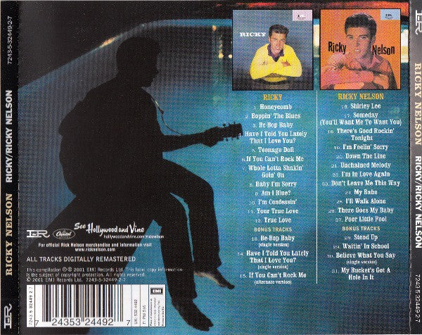 Ricky Nelson (2) : Ricky / Ricky Nelson (CD, Comp, RM)