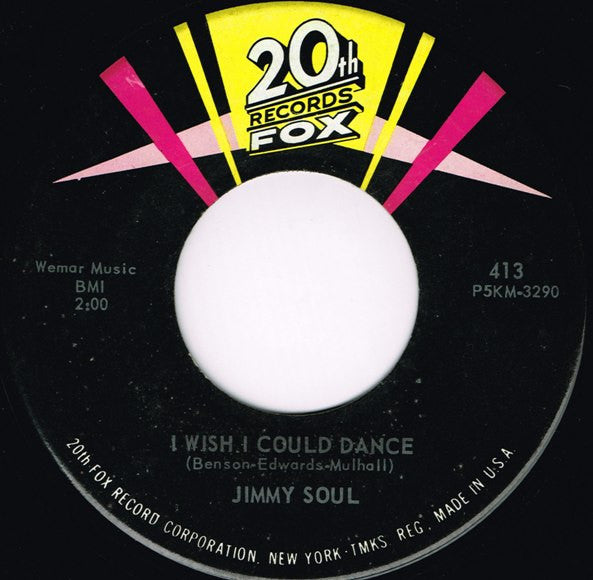 Jimmy Soul & The Chants : I Wish I Could Dance / Respectable (7", Single)