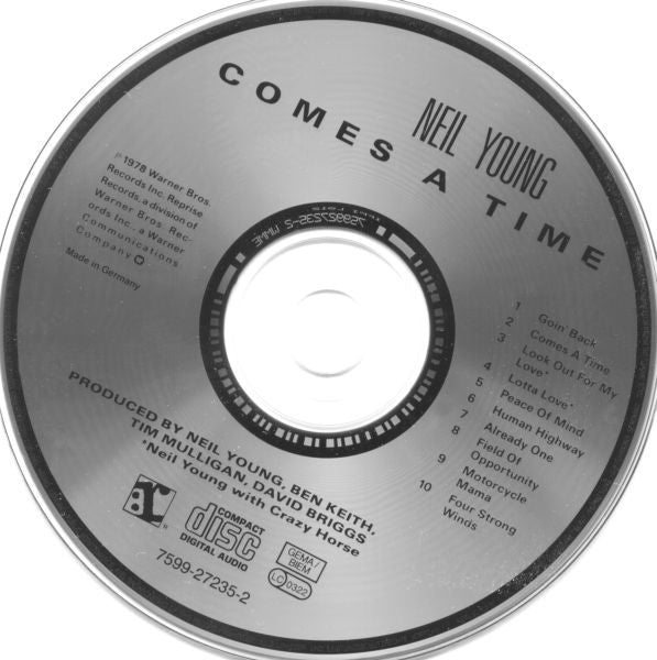 Neil Young : Comes A Time (CD, Album, RE)