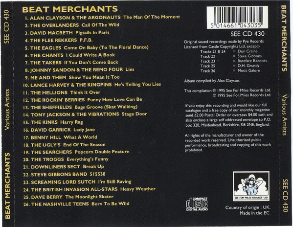 Various : Beat Merchants (CD, Comp)