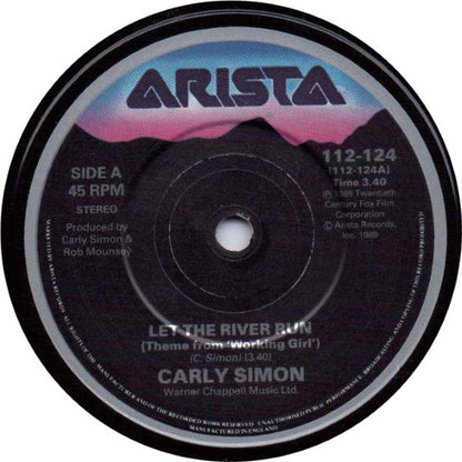 Carly Simon : Let The River Run (Theme From Working Girl) (7", Single)