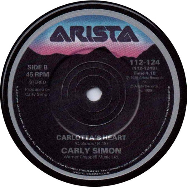 Carly Simon : Let The River Run (Theme From Working Girl) (7", Single)