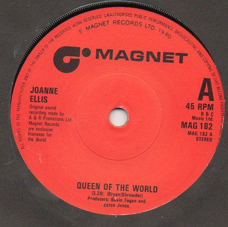 Joanne Ellis : Queen Of The World (7")