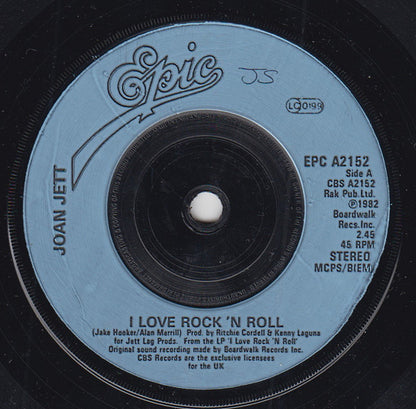 Joan Jett & The Blackhearts : I Love Rock-N-Roll (7", Single, Inj)