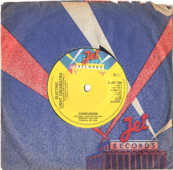 Electric Light Orchestra : Confusion / Last Train To London (7", Single)