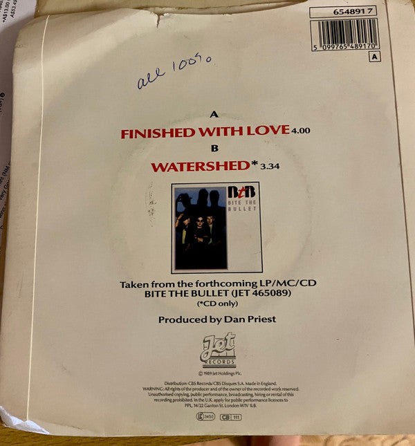 Bite The Bullet (2) : Finished With Love (7")