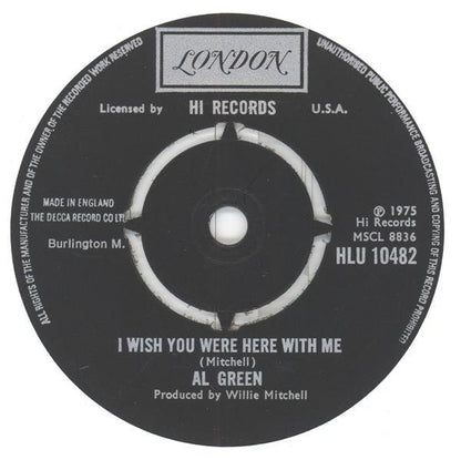 Al Green : L-O-V-E (Love)  (7", Single)