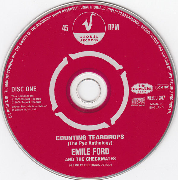 Emile Ford & The Checkmates : Counting Teardrops - The Pye / Piccadilly Anthology  (2xCD, Comp)