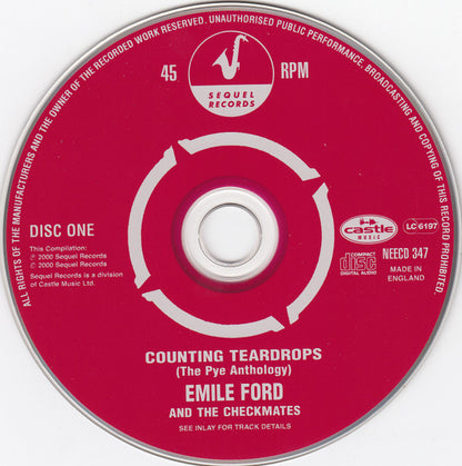 Emile Ford & The Checkmates : Counting Teardrops - The Pye / Piccadilly Anthology  (2xCD, Comp)