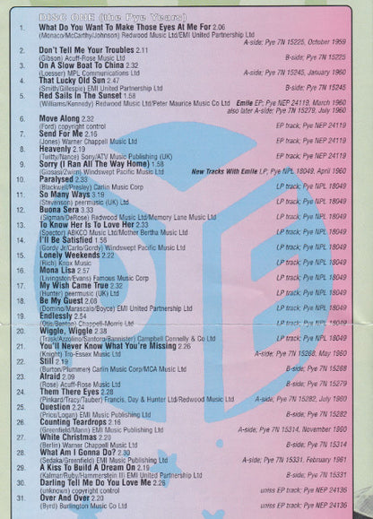 Emile Ford & The Checkmates : Counting Teardrops - The Pye / Piccadilly Anthology  (2xCD, Comp)