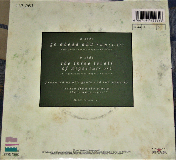 Bill Gable : Go Ahead And Run (7", Single)