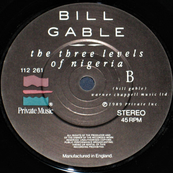 Bill Gable : Go Ahead And Run (7", Single)