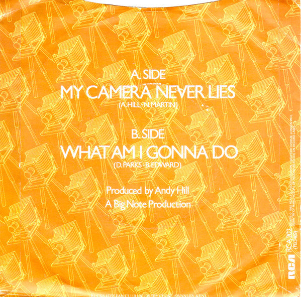 Bucks Fizz : My Camera Never Lies (7", Sol)